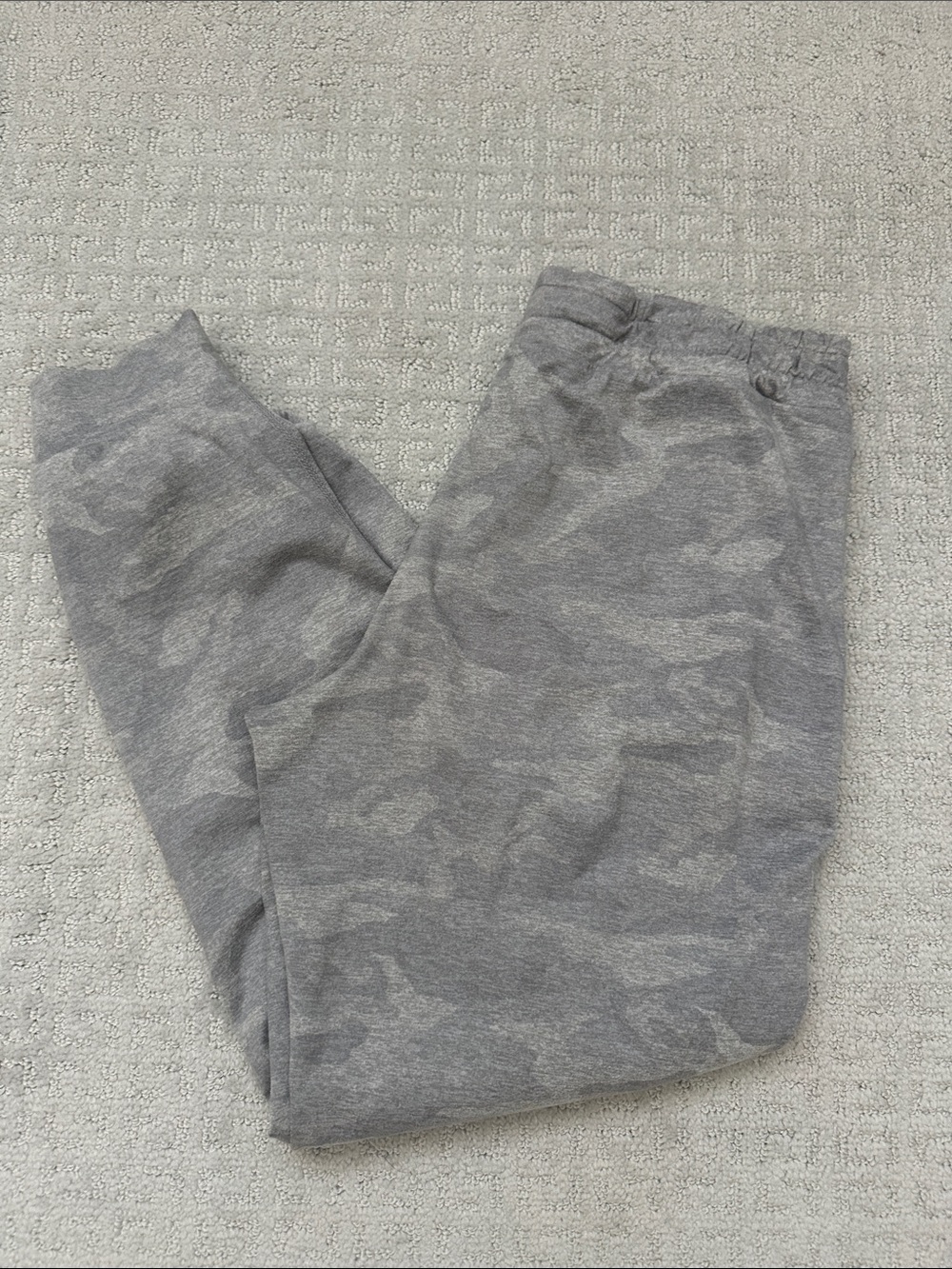 Vuori Lightweight Grey Camo Track Joggers